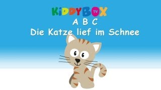 ABC die Katze lief im Schnee  Kinderlieder zum Mitsingen  KIDDYBOXTV [upl. by Altaf]