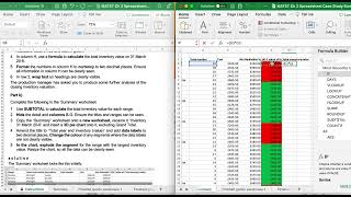 AQ2022 AAT Level 3 Spreadsheets MATST Ch 2 Spreadsheet Case Study Bumper Beds Ltd data [upl. by Dhu623]