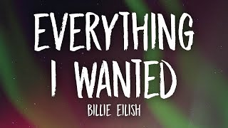 Billie Eilish  everything i wanted Lyrics [upl. by Kliber932]