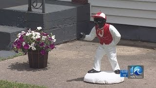 Andy Fox reports on lawn jockey controversy [upl. by Amej]