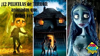 ¡12 PELICULAS de TERROR animadas que debes ver [upl. by Chader]