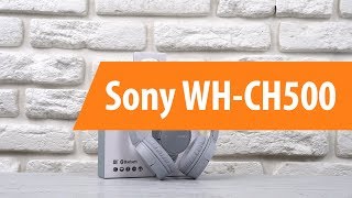 Распаковка наушников Sony WHCH500  Unboxing Sony WHCH500 [upl. by Malca]