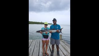 RoaTide Charters Catching A Great Barracuda [upl. by Hasina]