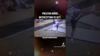 PRESTON HODGE INTERCEPTION VS UCF [upl. by Saval]