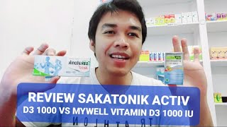 REVIEW MYWELL VITAMIN D3 1000 IU VS SAKATONIK ACTIV D3 1000 [upl. by Christabelle82]