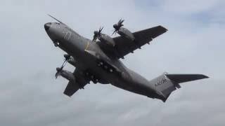 Airbus A400M Atlas display at RIAT 2016 [upl. by Nnav]