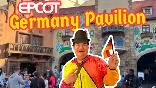 A Complete Overview of EPCOTs Germany Pavilion  Biergarten amp Shops  Disney World 2024 [upl. by Seen823]