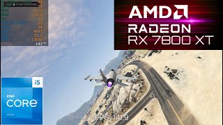 RX 7800 XT GTA 5 ultra  1440P Gameplay PC [upl. by Gredel]