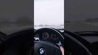 BMW E90 335d LCI Acceleration 100200kmh [upl. by Arammat]