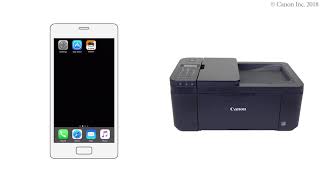 Enabling printing from a smartphone iOS  22 TR4500 series  E4200 series [upl. by Armillda]