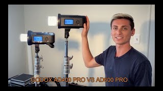 Godox AD400pro vs AD600pro with Austin Kohler [upl. by Jadwiga]