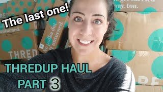 ThredUp Rescue Box Unboxing  Part 3 of ALL the boxes [upl. by Garibold509]