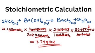 Stoichiometric Calculations Chemistry [upl. by Ainad]