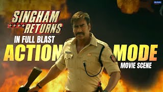 Ajay Devgn Saves Anupam Kher  Singham Returns  Movie Scene [upl. by Alroi169]