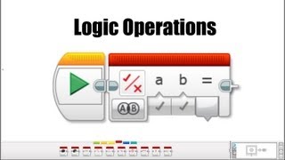 EV3 Programming Logic Operations Block [upl. by Einaej70]