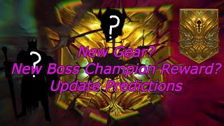 New Gear New Champion Update Predictions For The New Clan Boss Raid Shadow Legends [upl. by Mcclimans]