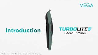 Vega Turbolite Beard Trimmer  Precision Trimming with 40 Length Settings  90Min Runtime [upl. by Ynnav]