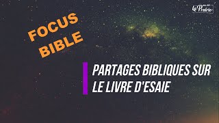 Focus Bible  partages bibliques sur le livre dEsaïe [upl. by Kyne]