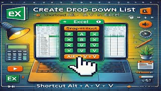 How to Create a DropDown List in Excel  Easy Tutorial with Shortcut Key [upl. by Casi]