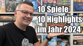 10 Brettspiele  Spiele Highlights 2024  SPIEL24  Monatsrückschau [upl. by Aivitnahs32]