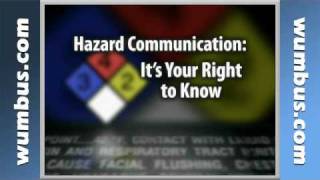 Hazard Communication Video MSDS Safety [upl. by Nari]