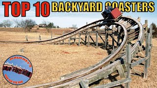 TOP 10 Backyard Roller Coasters [upl. by Hart]