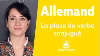 La place du verbe conjugué  Allemand  Collège  Les Bons Profs [upl. by Weintrob]