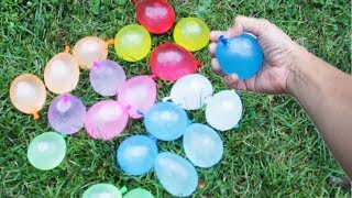 Learning Colors with Water Balloons video for kids to learn [upl. by Nilram78]