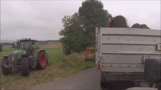 Bankett abfräsen mit Fendt 712 und 714 Vario [upl. by Aikar902]