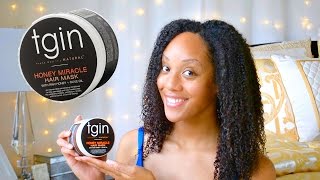 FIRST IMPRESSIONS  TGIN Honey Miracle Hair Mask [upl. by Aseela583]