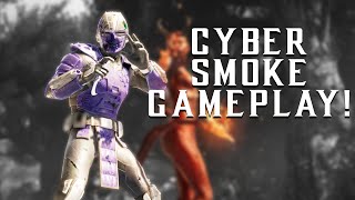 PLAYING AS CYBER SMOKE IN MORTAL KOMBAT 1 [upl. by Adila]