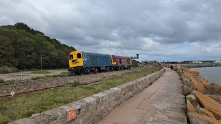 The Mayflower Vintage Trains  Earl of Mount edgecombe amp Clun Castle  Class 20189 amp 20142 [upl. by Emee]