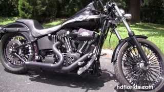 Used 2003 Harley Davidson FXSTB Night Train Motorcycles for sale [upl. by Claudy]