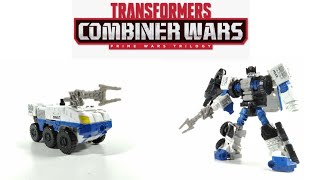 Transformers Combiner Wars Deluxe Class Rook Review [upl. by Eelahc935]