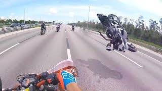 Hectic Motorcycle Crashes amp Crazy Moto Moments 2018 Ep 147 [upl. by Charmian]