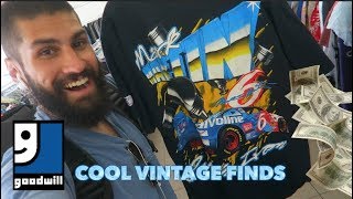 THRIFTING GOODWILL FOR VINTAGE  STREETWEAR CLOTHES [upl. by Eanej]