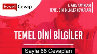 Temel Dini Bilgiler Ders Kitabı Cevapları E Yayınları Sayfa 68 [upl. by Anij]