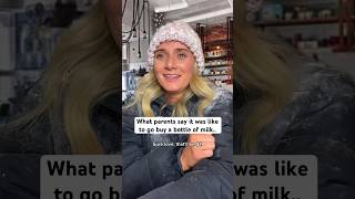 What parents say it was like to go buy a bottle of milk boomer parent memes funny shorts [upl. by Adnamor]