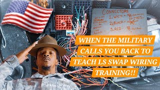 🔴If The MILITARY Taught LS SWAP WIRING Using ONLY 3 WIRES👀🫡🇺🇸Must See [upl. by Fabrin806]