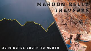 Maroon Bells Traverse Segment Fastest Known Time [upl. by Nelan]