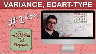 Calculer une variance et un écarttype  Première [upl. by Moser]