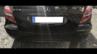 Mercedes A Klasse W169 PDC Einparkhilfe Nachrüsten ohne Stoßstange abzubauen [upl. by Atokad]