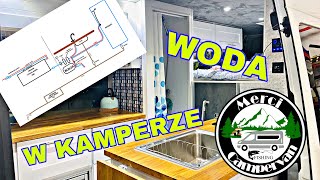 26 Prosta hydraulika w kamperze  woda w kampervanie  Truma electroboiler  VAN TOUR [upl. by Cosetta]