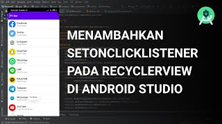 Cara Menambahkan setOnClickListener Pada RecyclerView  Android Studio  Java  Part 2 [upl. by Georgetta943]