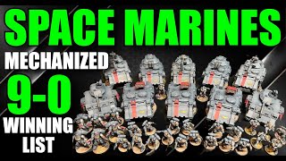 UNDEFEATED 90 Mechanized Deathwatch SPACE MARINES Warhammer 40000 Breakdown amp GT Prep new40k [upl. by Maudie]