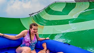 Waterslides at Bellewaerde Aquapark in Belgium [upl. by Theron564]