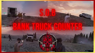 SOB counter Hades Bank Truck  MultiPOV  Nopixel RP [upl. by Ludlow]