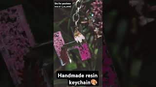 ❤️quotHquot Letter resin keychainshorts ytshorts youtubrshorts resinartresinkeychain [upl. by Huston]