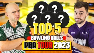 Top 5 Bowling Balls Thrown On The 2023 PBA Tour [upl. by Lorene]