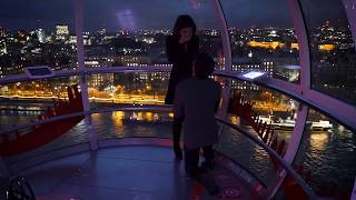 Beautiful London Eye Proposal  Proposing on The London Eye [upl. by Ailey]